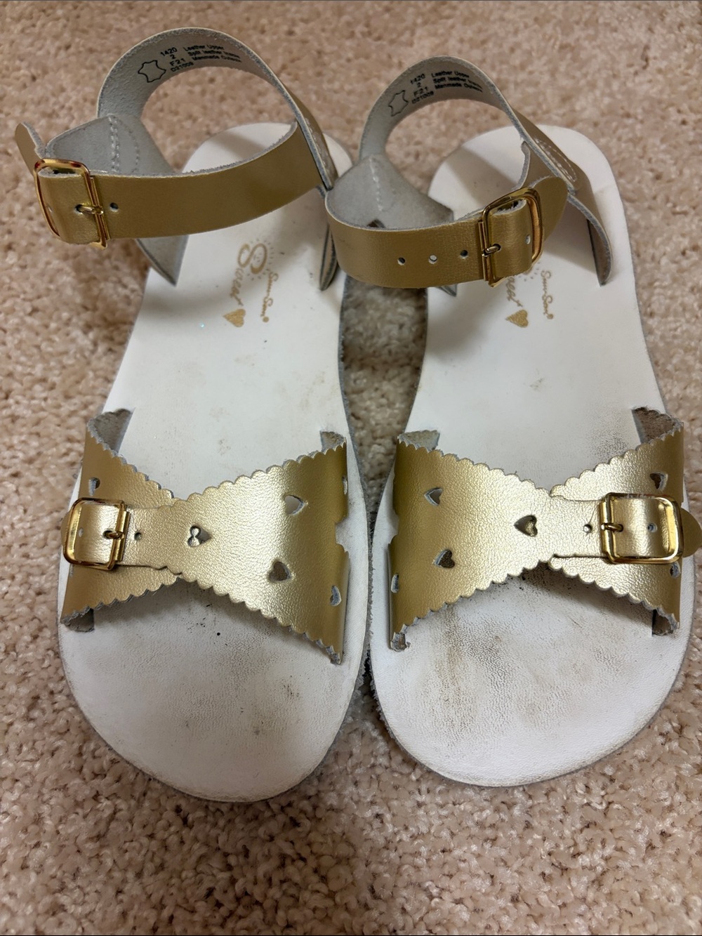 Sun San sweetheart sandals
